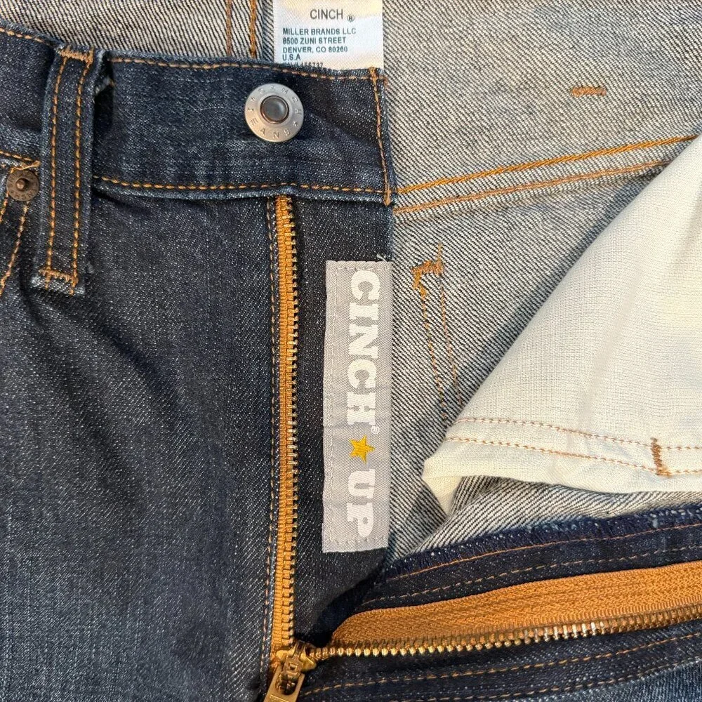 Cinch Silver Label Men's Jeans - Size 33x30 - Medium Dark Denim -VERY Good Cond.
